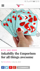 Inkabilly Emporium featured in Burlesque Baby Magazine