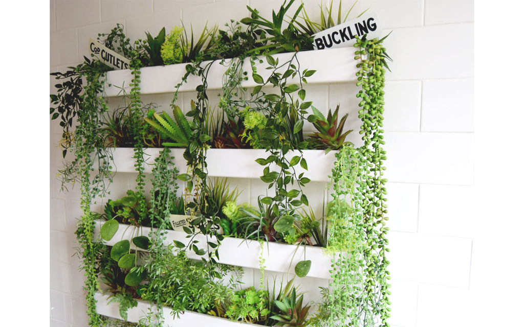 House Tour - Sophie's Bathroom with vertical garden.