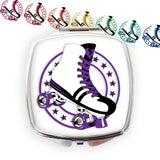 Retro Roller Derby Compact Mirror