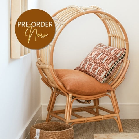 Hunter & Nomad - Rattan Swing Chair Natural