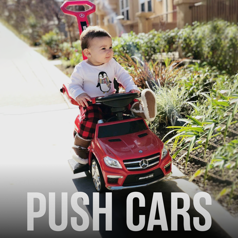 push cars to ride for 1 year olds