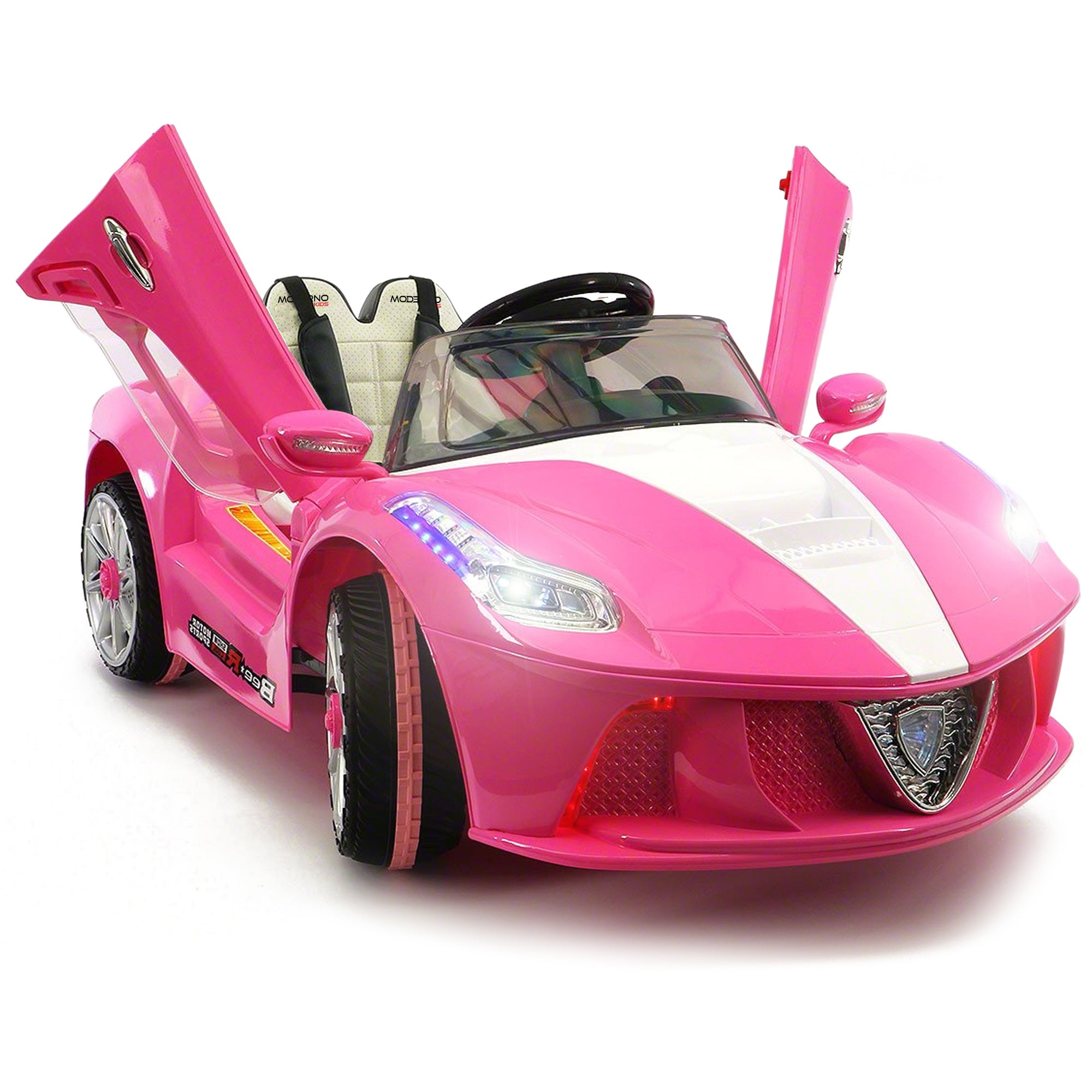 pink ride in car