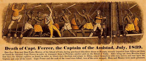 Amistad, slaves killing captain