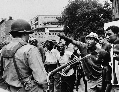 Black demonstration for civil rights