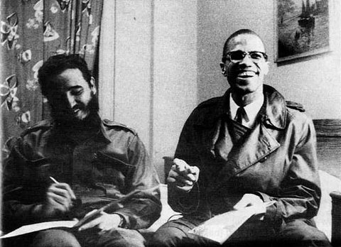 Malcolm X and Fidel Castro