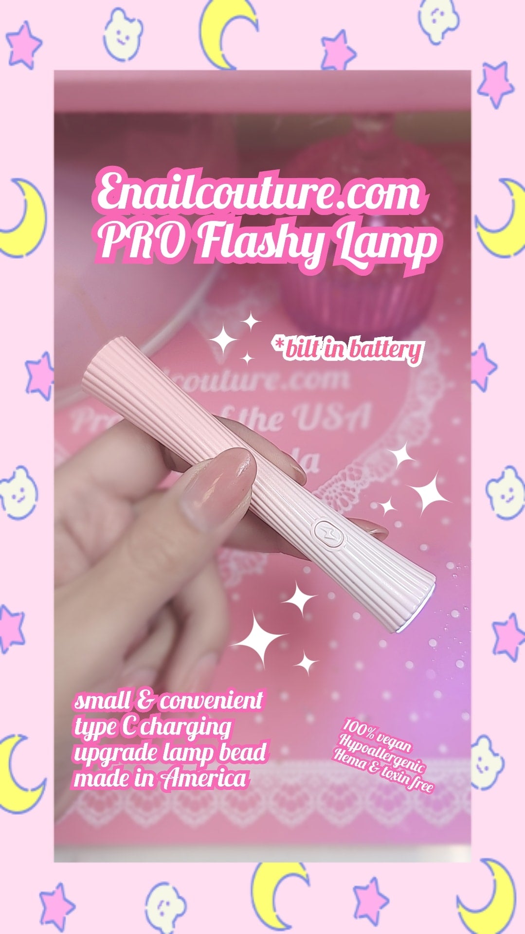 Women's Saviland Flash Cure Lamp for Gel Nails - Big Chip 395nm Cordless Gel x Lamp 21W, Mini UV Light for Nails, Gooseneck UV Nail Lamp, Gel x Nail