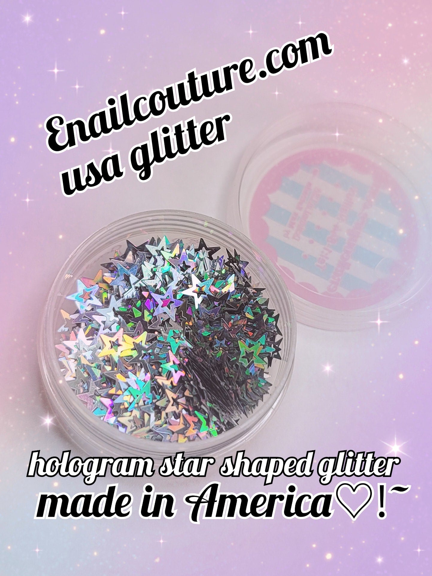 Prisma !~ , Pure Glitter Mix! Hologram prismatic chrome glitter (Metal