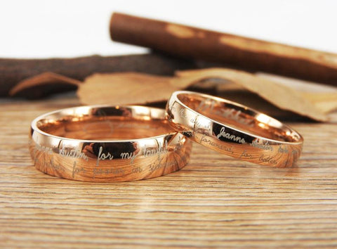 Find Marriage vows wedding rings with affordable prices from J Ring Studio!