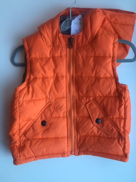 Baby Gap Orange Puffer Vest - The 