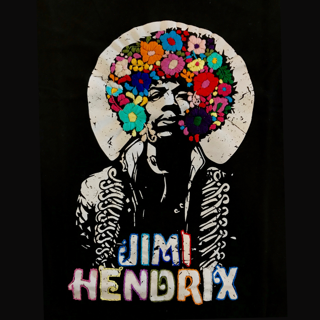 Klokje hanger Herenhuis Jimi Hendrix T-Shirt – Eclectic Array