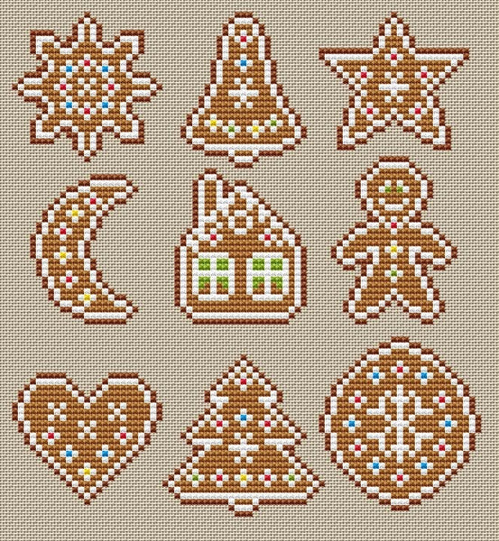 Cross stitch pattern Gingerbread – Crossstitchclub