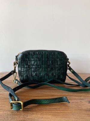 Clare V Midi Sac - Loden Green Croc