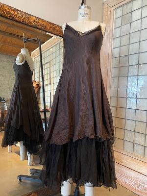 Marc Le Bihan Silk and Tulle Dress