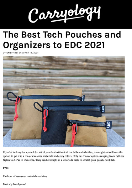 The Best Tech Pouches and Organizers to EDC 2022