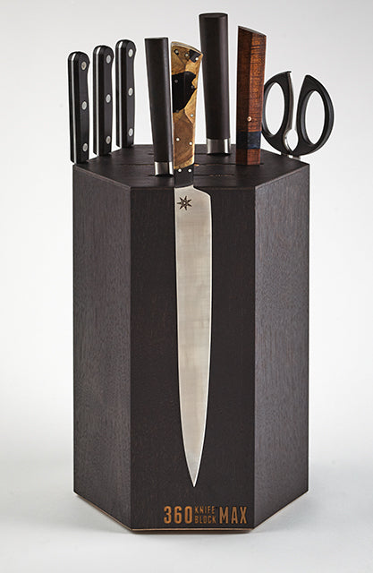 360 Knife Block Max Black