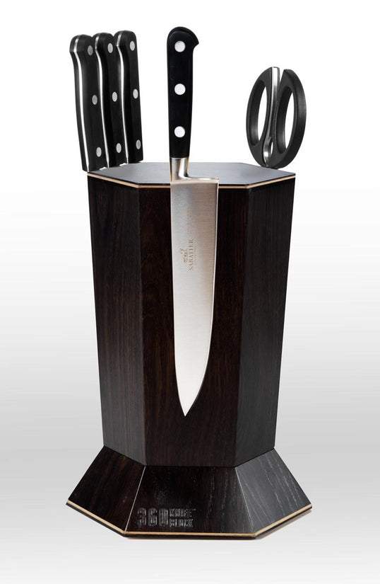 Knife Block, Rotating Knife Holder, Knife Storage Block, Cutlery