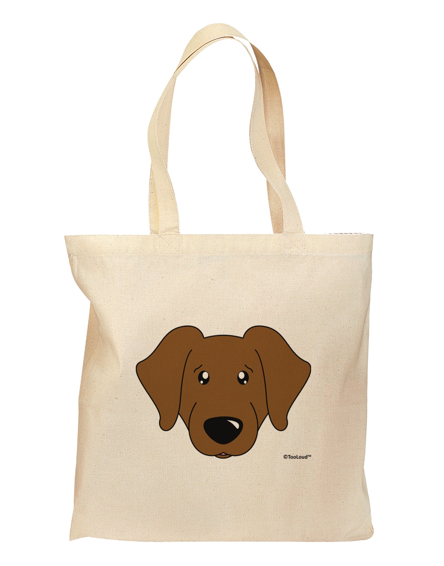 Cute Chocolate Labrador Retriever Dog Grocery Tote Bag by TooLoud ...