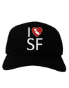 I Heart San Francisco Adult Dark Baseball Cap Hat