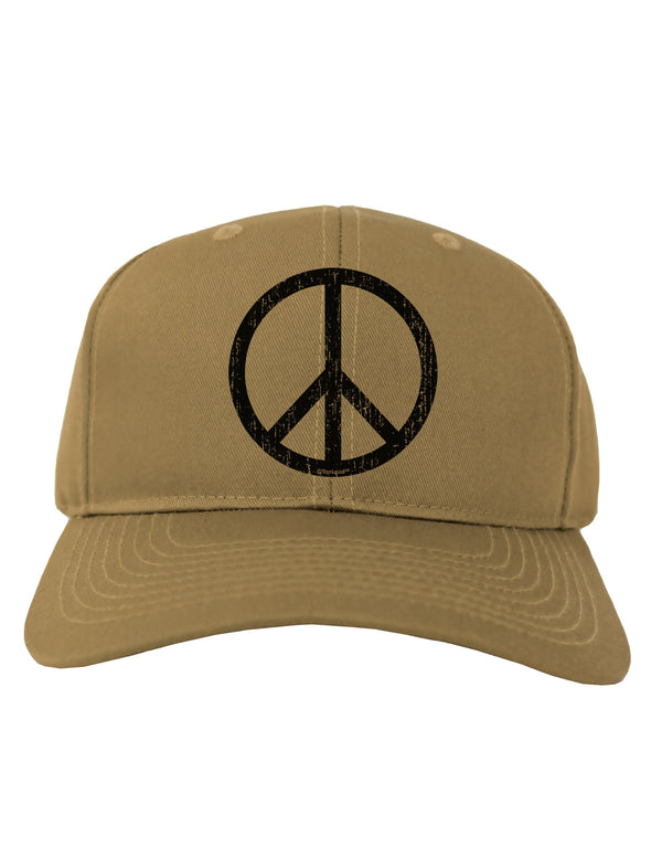 Peace Sign Symbol - Distressed Adult Baseball Cap Hat - Davson Sales