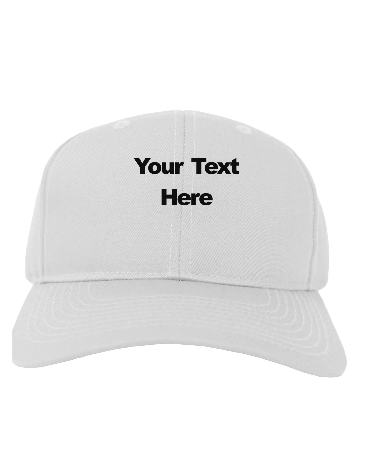 Enter Your Own Words Customized Text Adult Baseball Cap Hat - Davson Sales