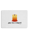Are You A Virgin - Black Flame Candle Placemat by TooLoud Set of 4 Placemats