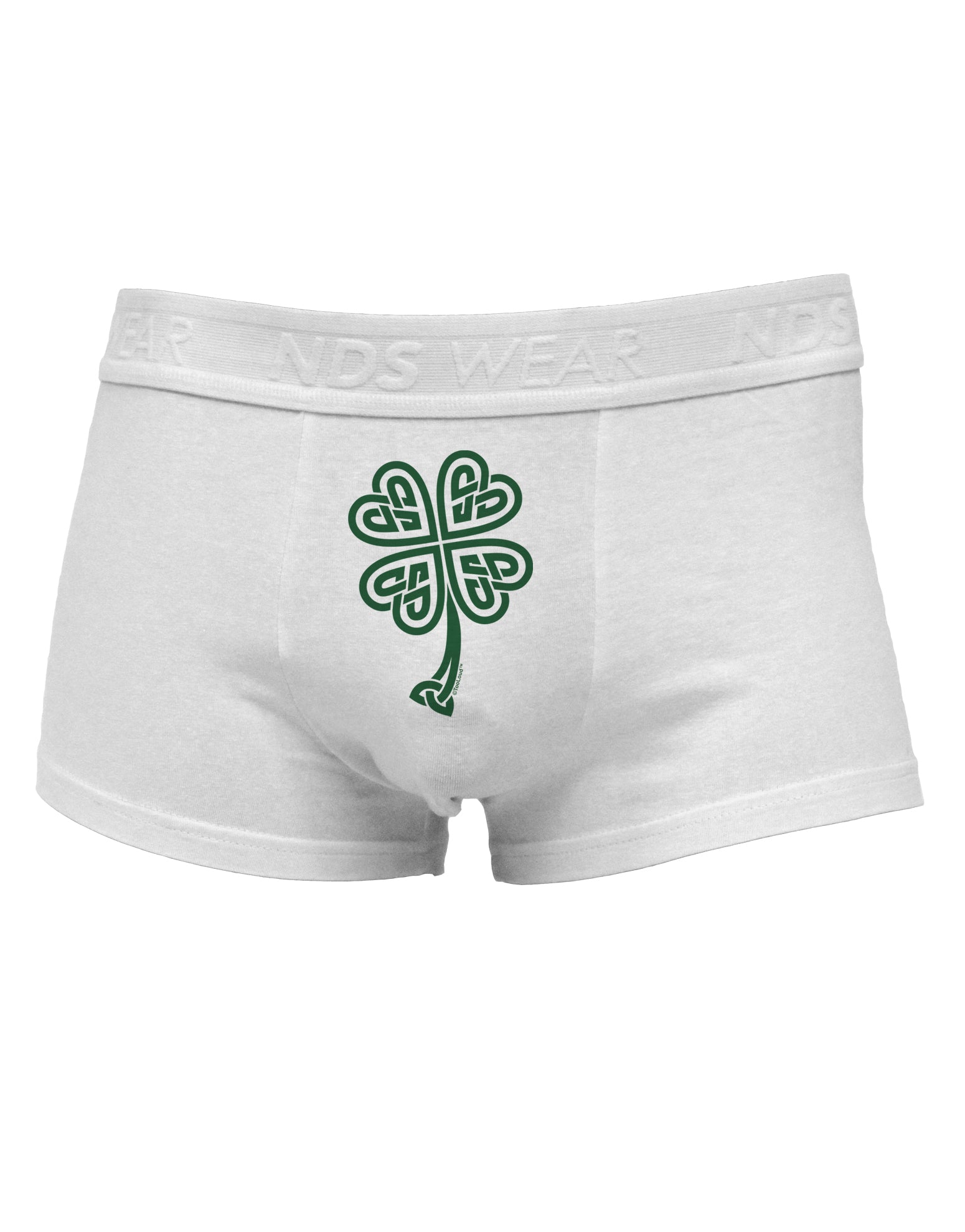 Celtic Knot 4 Leaf Clover St Patricks Mens Cotton Trunk Underwear ...