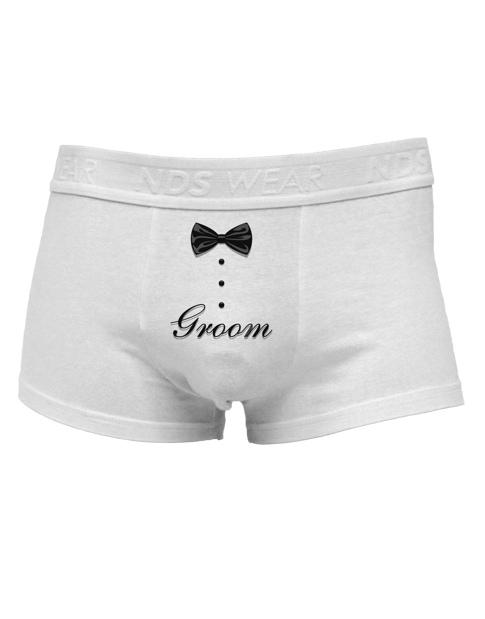 Tuxedo - Groom Mens Cotton Trunk Underwear - Davson Sales