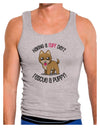 Rescue A Puppy Mens Ribbed Tank Top