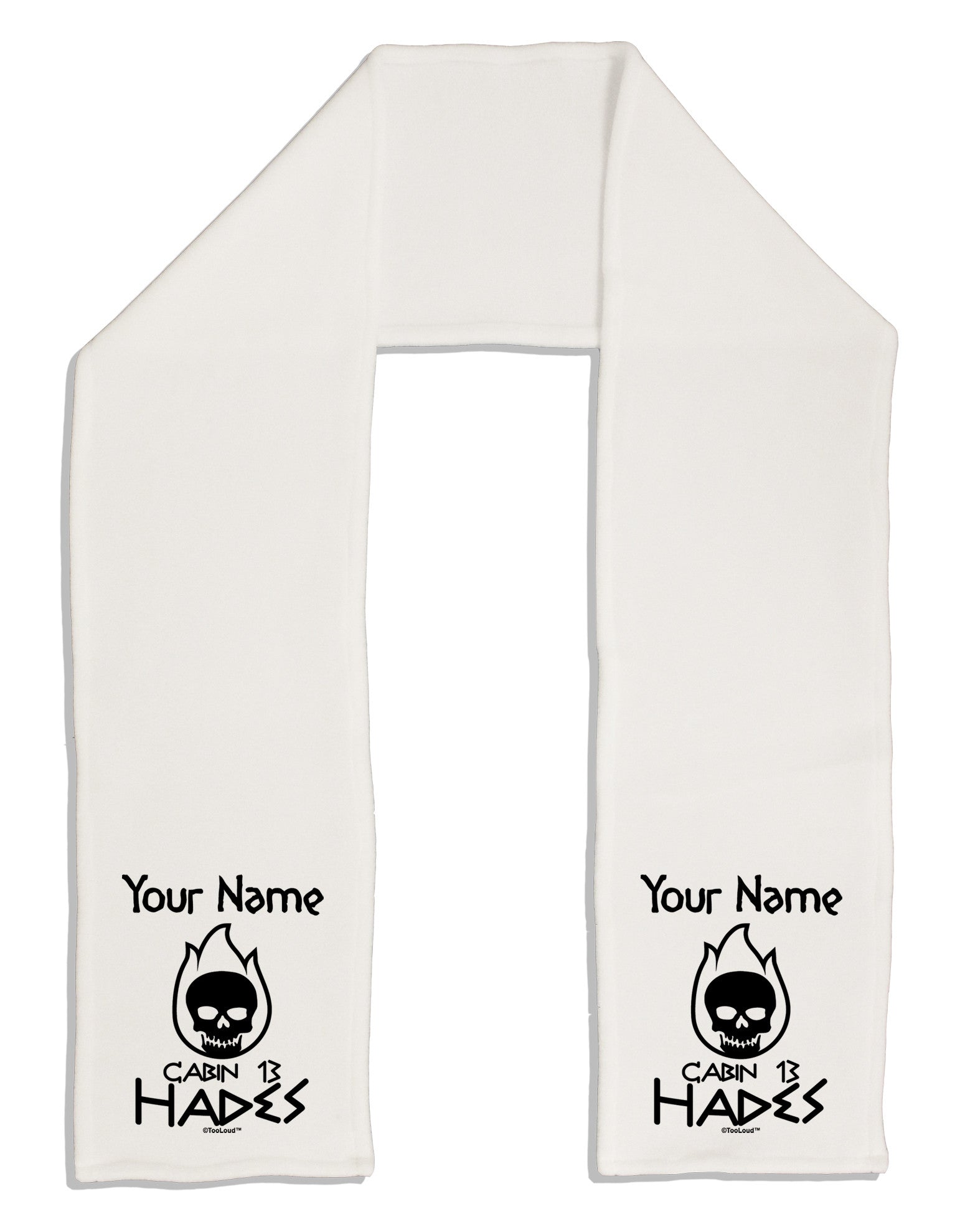 Personalized Cabin 13 Hades Adult Fleece 64&#x22; Scarf