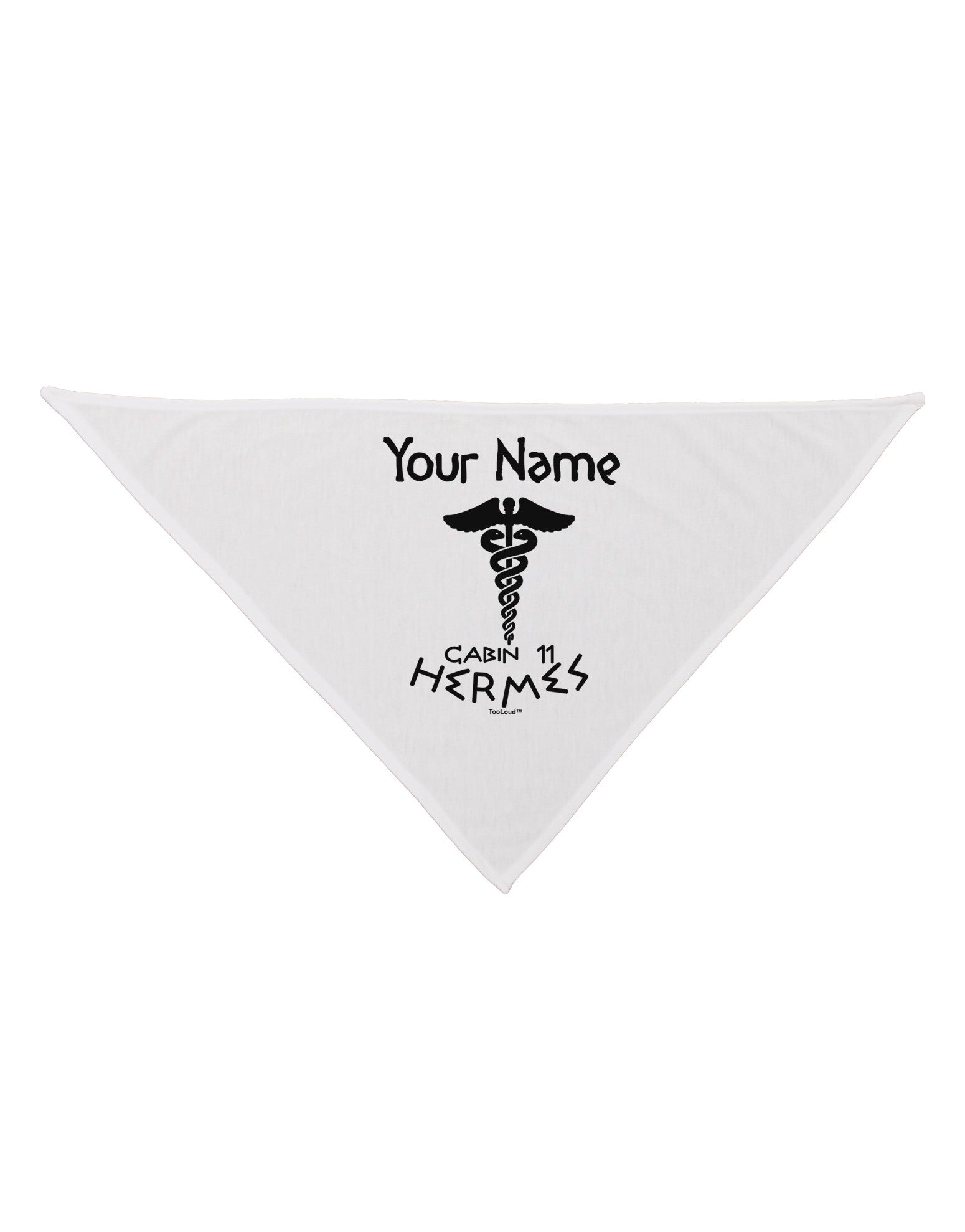 Personalized Cabin 11 Hermes Dog Bandana 26" by