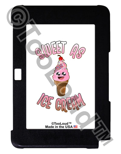 Cute Ice Cream Cone - Sweet As Ice Cream Galaxy Note 10.1 Case