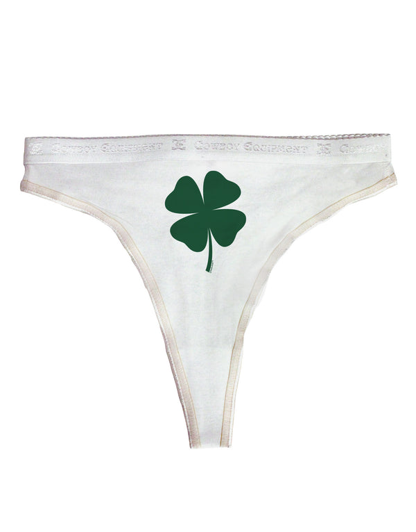 Lucky Four Leaf Clover St Patricks Day Womens Thong Underwear - Davson ...