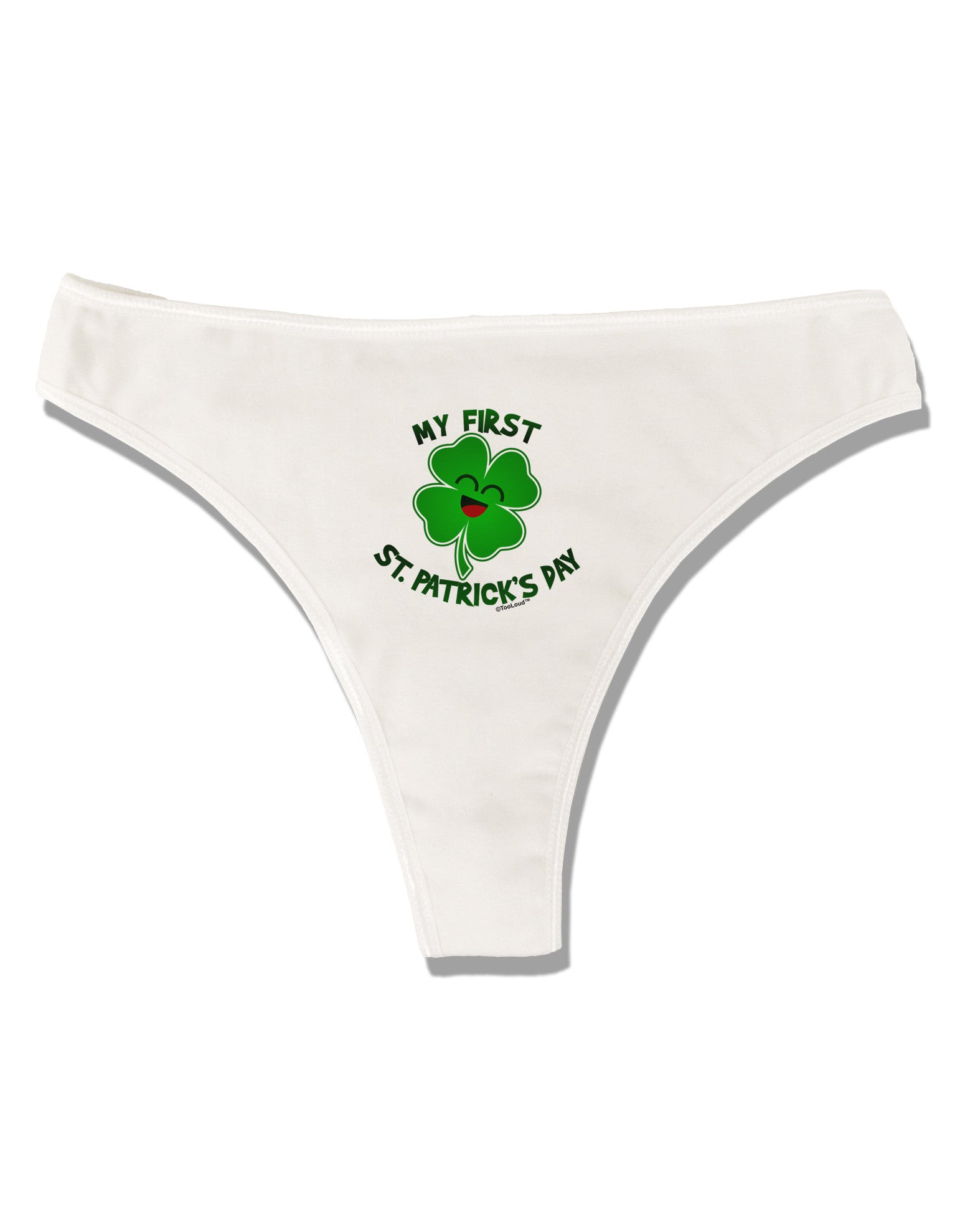 My First St. Patrick's Day Womens Thong Underwear - Davson Sales