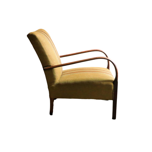 Danish Arm Chair in the Style of Louis XIV – Tiger Oak Brooklyn