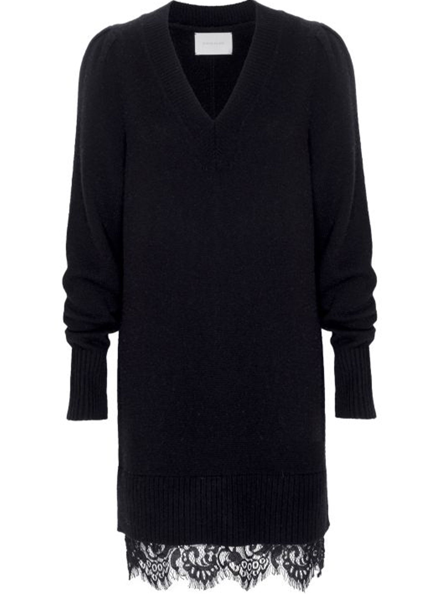Women's Elisa Lace Looker Sweater Dress, Black