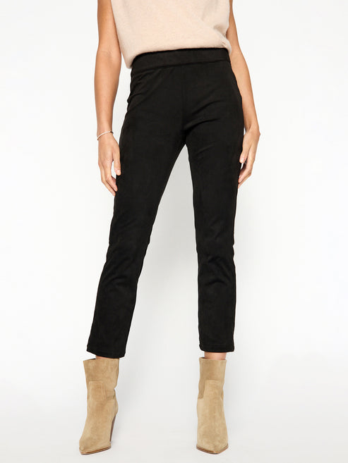 Nicholas Jeri Crop Pants with U-Bar in Black 2 New Womens Stretch