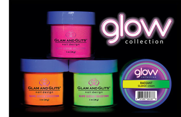 glitz and glam glow acrylic powder