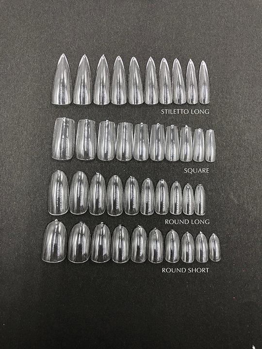 Apres GelX Coffin (Scuplted) Shape Tips (Refill Packs)