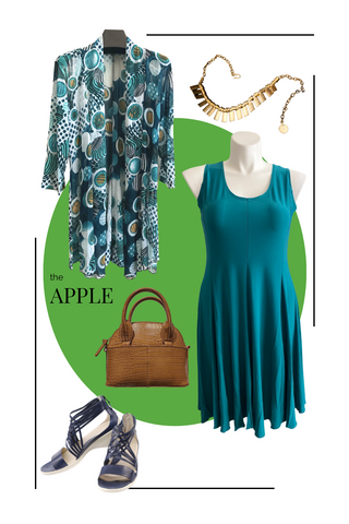 How to dress your apple shape over 40.