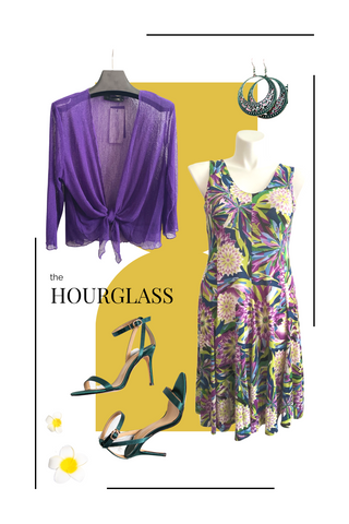 Simple ways to dress your hourglass shape over 40.