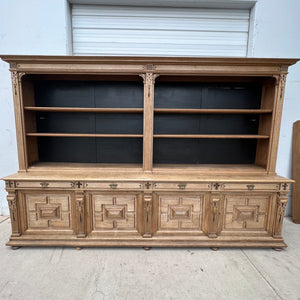 Washed Display Cabinet w/8 Shelves - Antiquities Warehouse