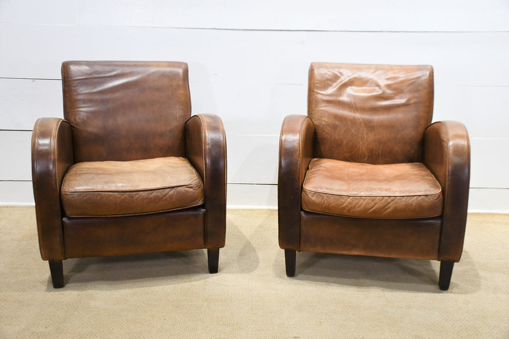 pair of club chairs for sale