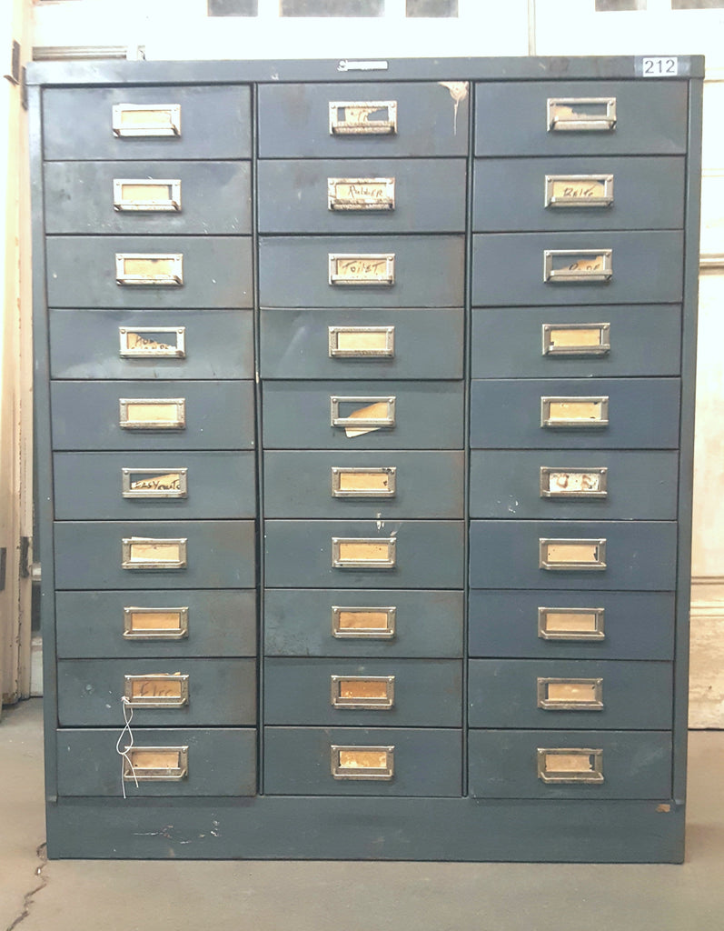 30 Drawer File Cabinet Antiquities Warehouse