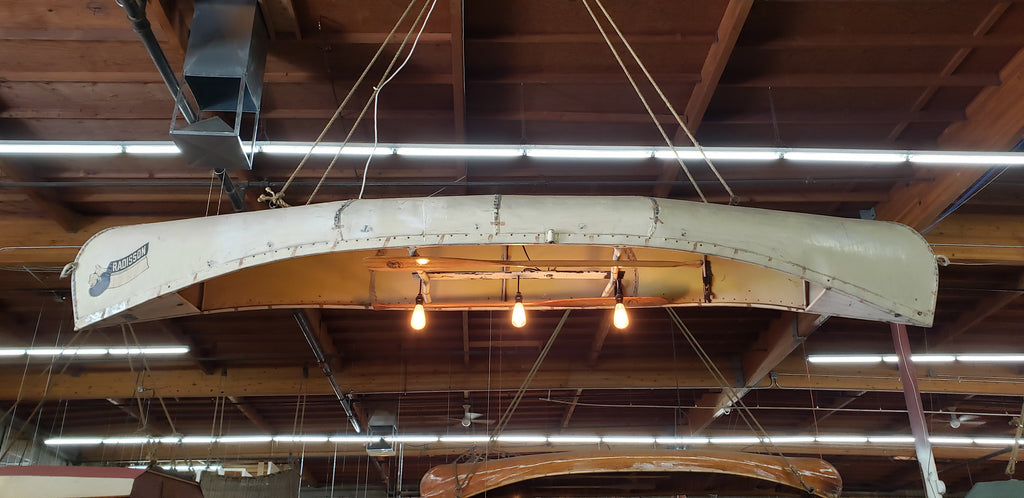 Hanging Canoe Light Fixture