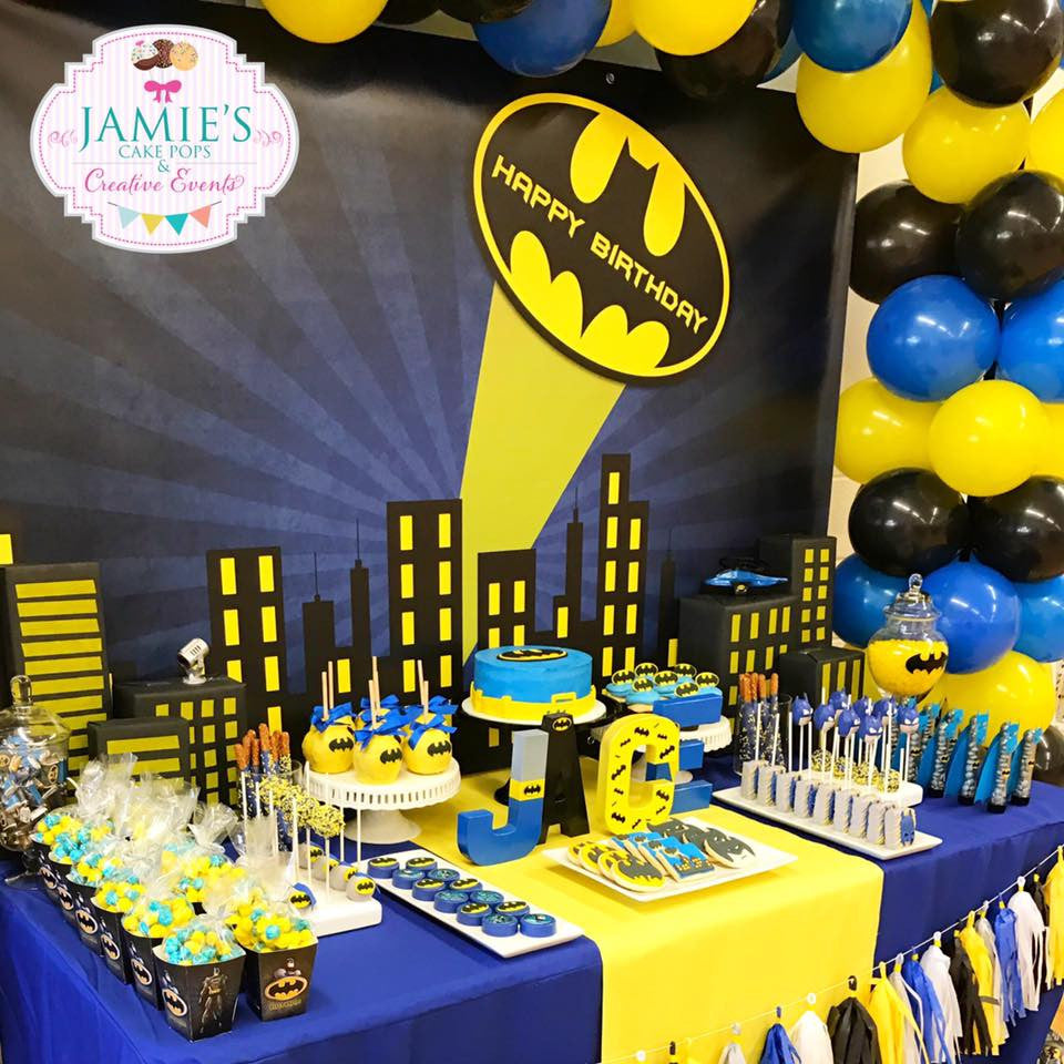 Batman Birthday Party Ideas — The Iced Sugar Cookie