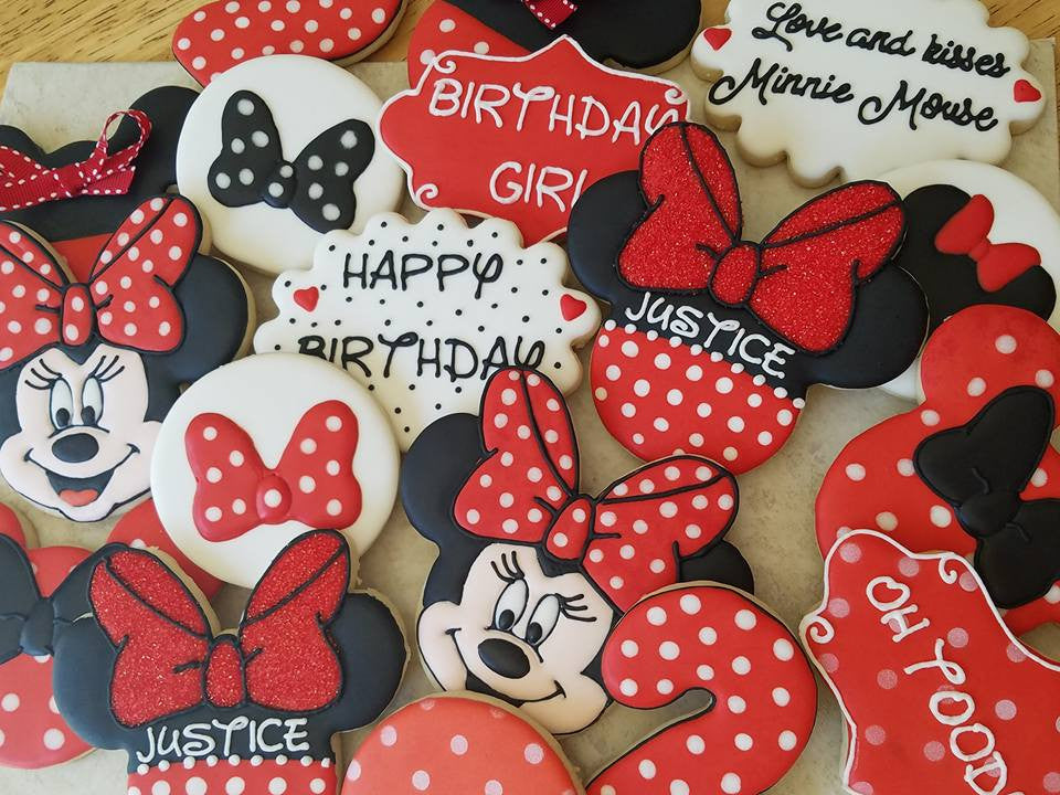 Minnie Mouse 2nd Birthday Party Sugar Cookies — The Iced Sugar Cookie