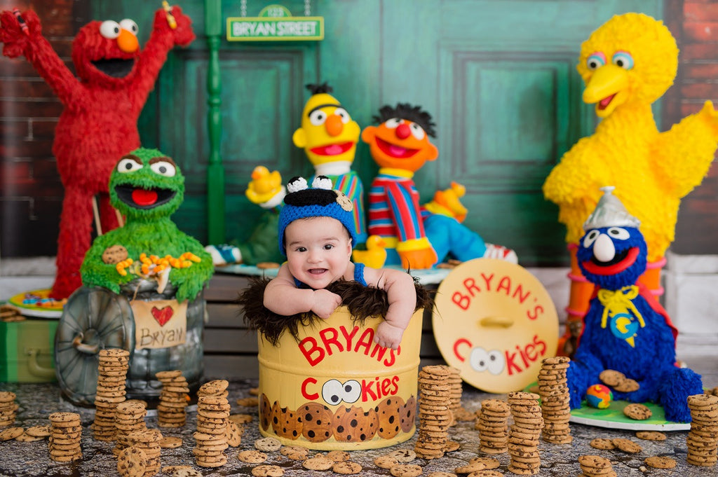 Bryan's Cookies And Sesame Street Birthday Party Cakes — The Iced Sugar