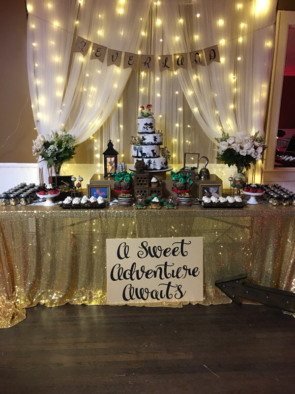 Peter Pan Birthday Party Dessert Table-A Sweet Adventure Awaits — The Iced  Sugar Cookie