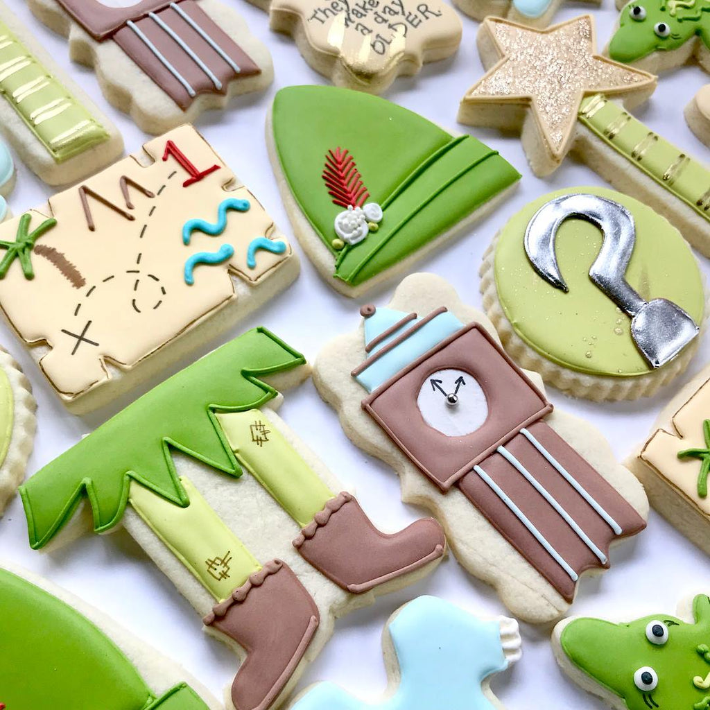 Peter Pan Birthday Party Iced Sugar Cookies — The Iced Sugar Cookie