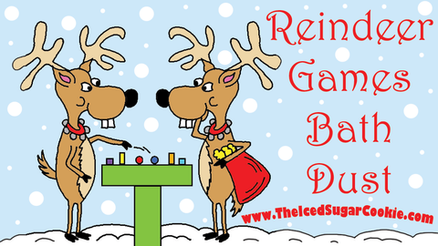 Reindeer Games Bath Dust by The Iced Sugar Cookie Bath And Body